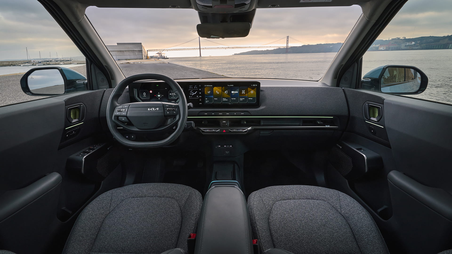 Wnętrze Kia EV2 – kokpit