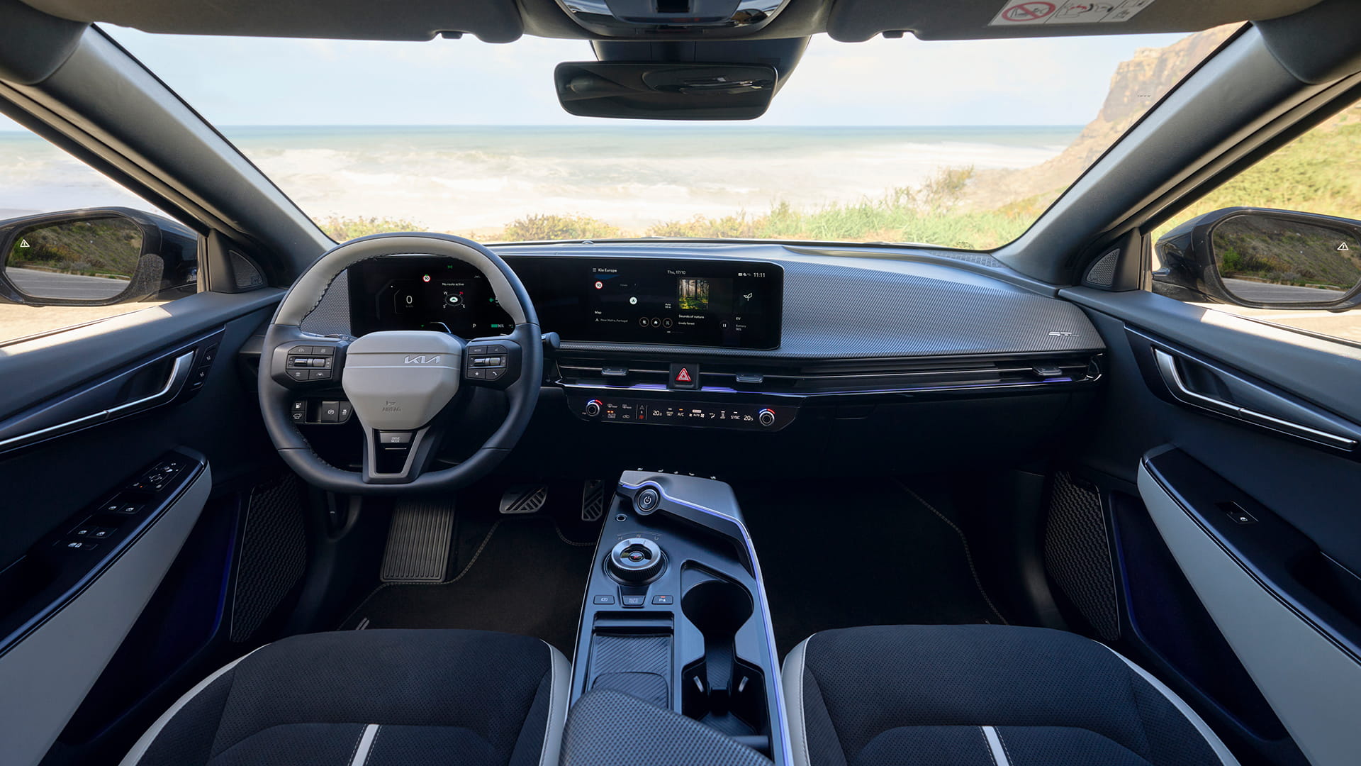 Wnętrze Kia EV6 – kokpit